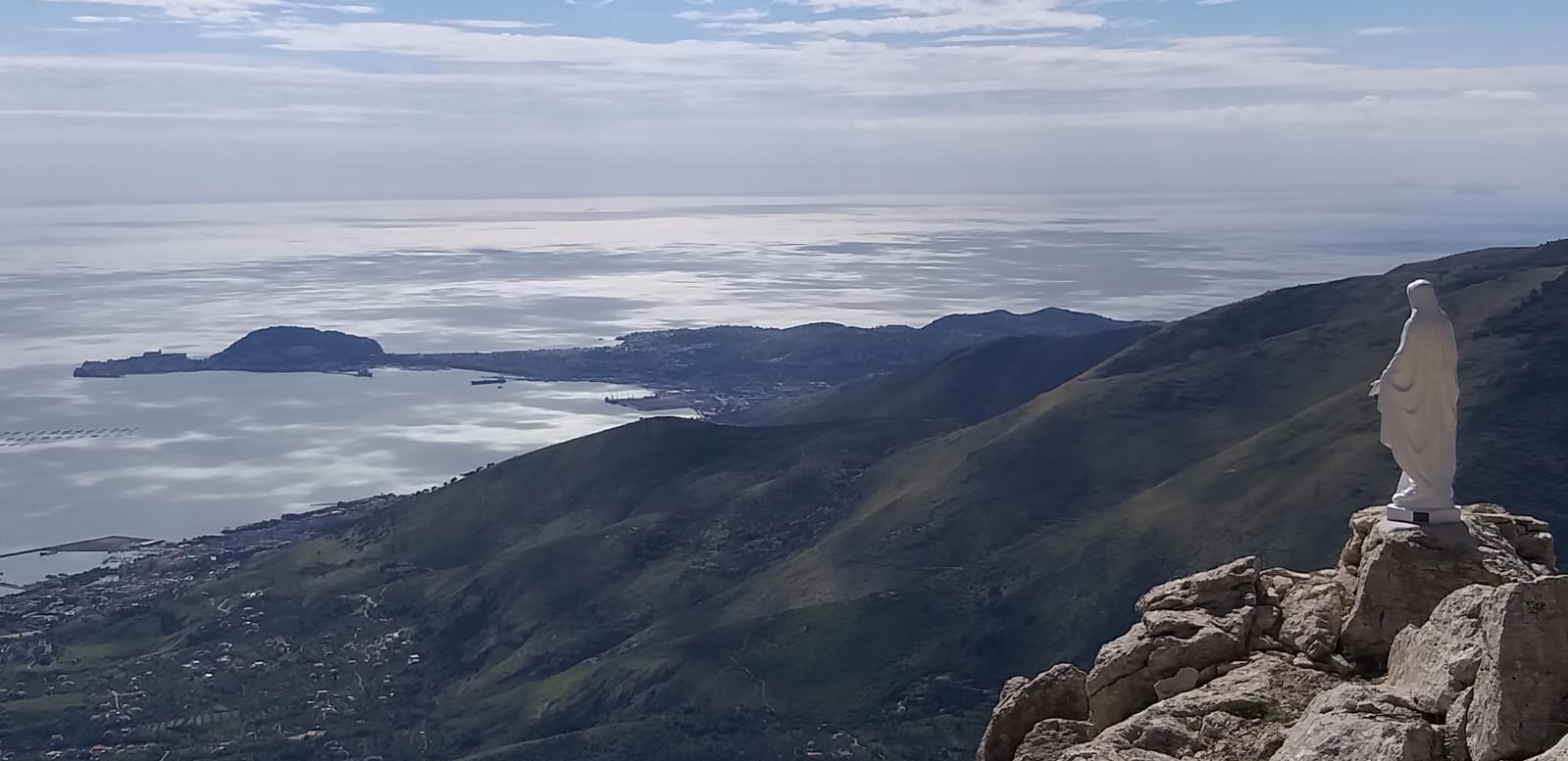 Golfo di Gaeta durante il trekking organizzato con la SAT di Riva del Garda
